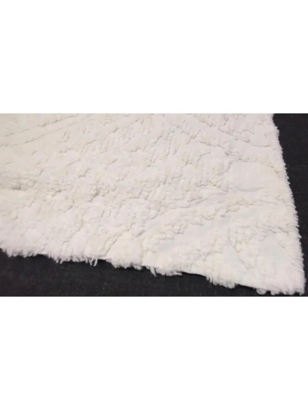 Ralph Lauren Chenille Pillow Cover Rich White Vintage 1990s Y2k Standard 31 in